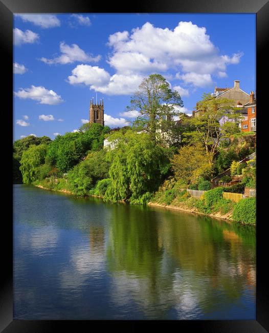 River Exe at Tiverton Framed Print by Darren Galpin