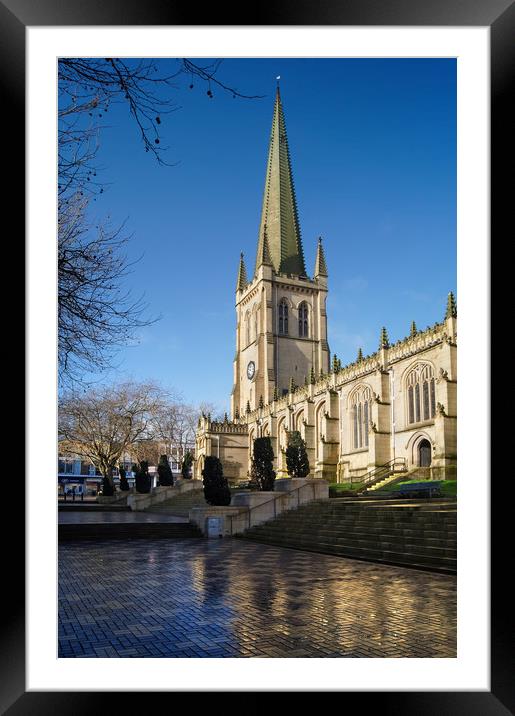 Wakefield Cathedral                         Framed Mounted Print by Darren Galpin