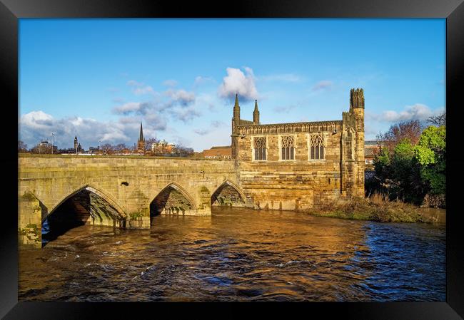 Chantry Chapel of St Mary the Virgin, Wakefield    Framed Print by Darren Galpin