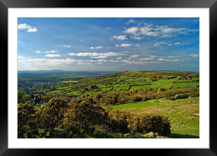 View from Cleeve Hill                        Framed Mounted Print by Darren Galpin