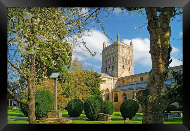 Tewkesbury Abbey                     Framed Print by Darren Galpin