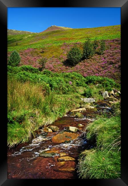  Grindsbrook and Upper Tor                         Framed Print by Darren Galpin