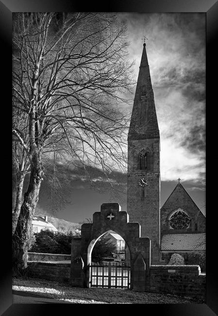 St John the Baptist's Church, Bamford Framed Print by Darren Galpin