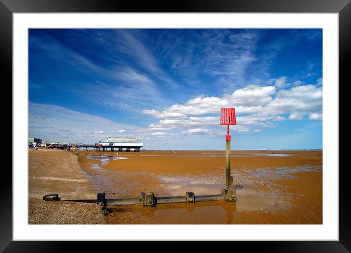 Cleethorpes Pier Framed Mounted Print by Darren Galpin
