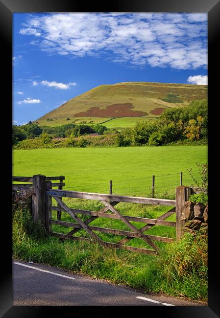 Gateway to Grindslow Knoll Framed Print by Darren Galpin