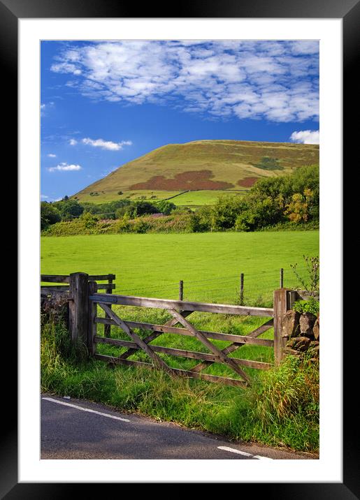 Gateway to Grindslow Knoll Framed Mounted Print by Darren Galpin