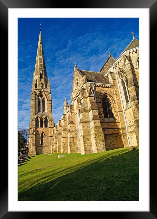 St Johns Church, Ranmoor, Sheffield Framed Mounted Print by Darren Galpin