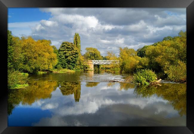 River Don at Sprotbrough Framed Print by Darren Galpin