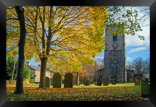 All Saints Church, Darton Framed Print by Darren Galpin