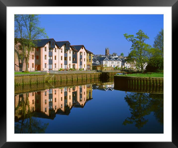 River Dart at Totnes Framed Mounted Print by Darren Galpin