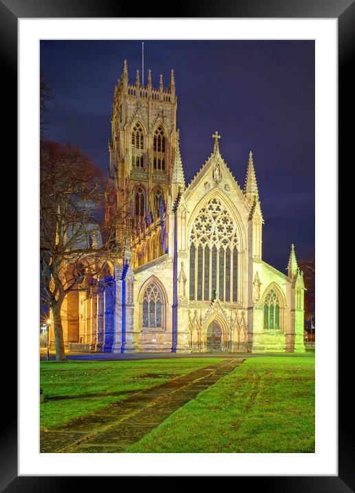 St Georges Church,Doncaster  Framed Mounted Print by Darren Galpin