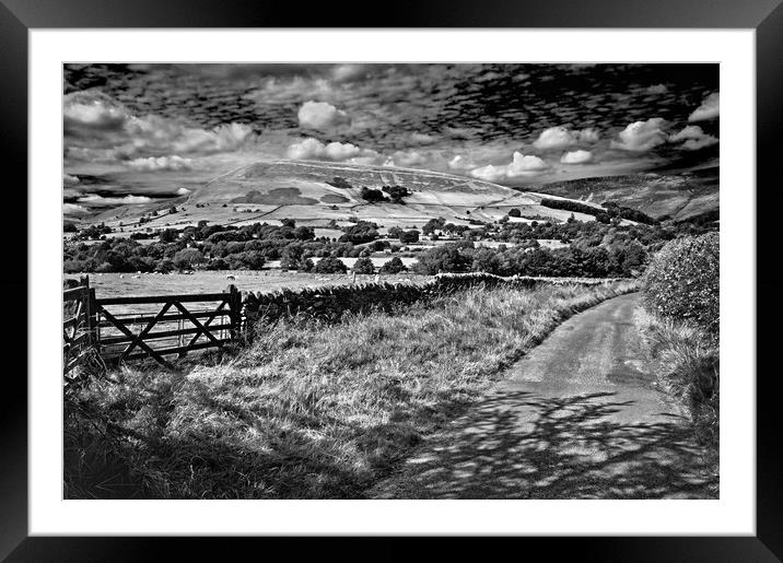 Road to Edale  Framed Mounted Print by Darren Galpin