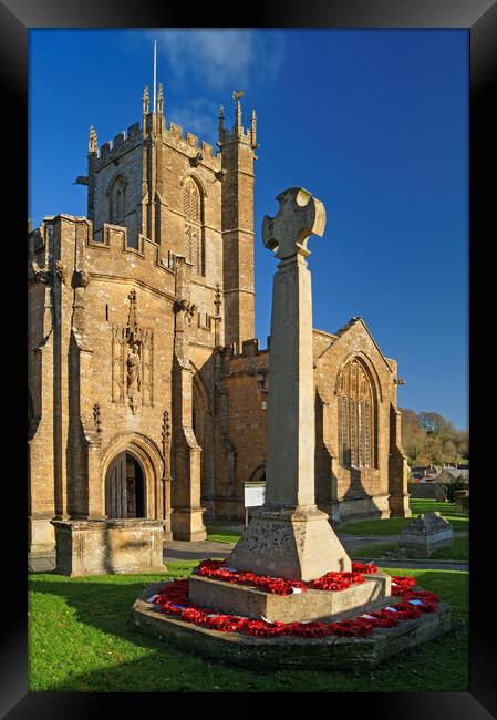 St Bartholomew's Church, Crewkerne Framed Print by Darren Galpin