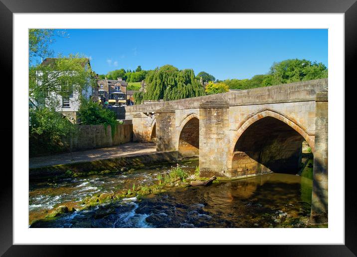 Matlock Bridge & River Derwent Framed Mounted Print by Darren Galpin