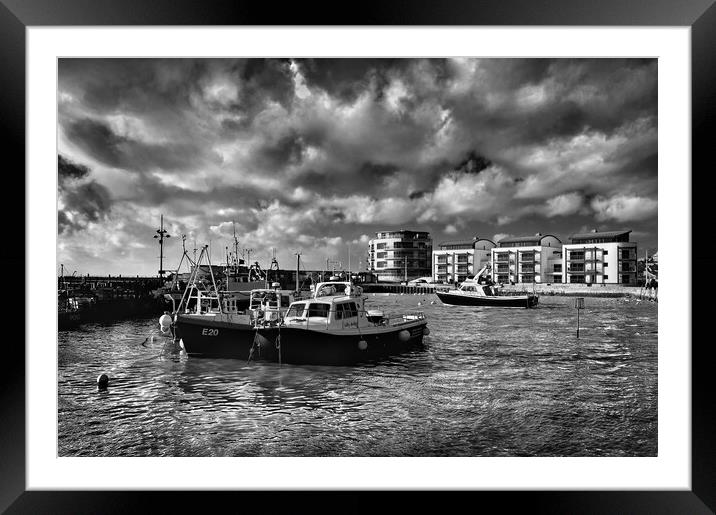West Bay Harbour  Framed Mounted Print by Darren Galpin