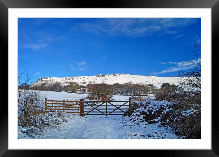 Gateway to Bamford Edge Framed Mounted Print by Darren Galpin