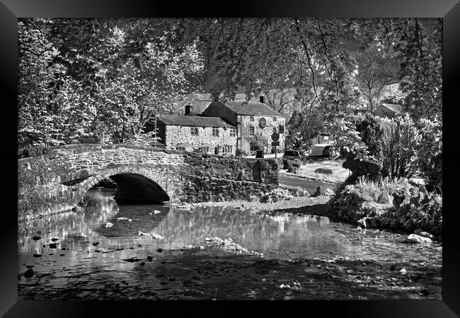 Malham Bridge and Beck Framed Print by Darren Galpin