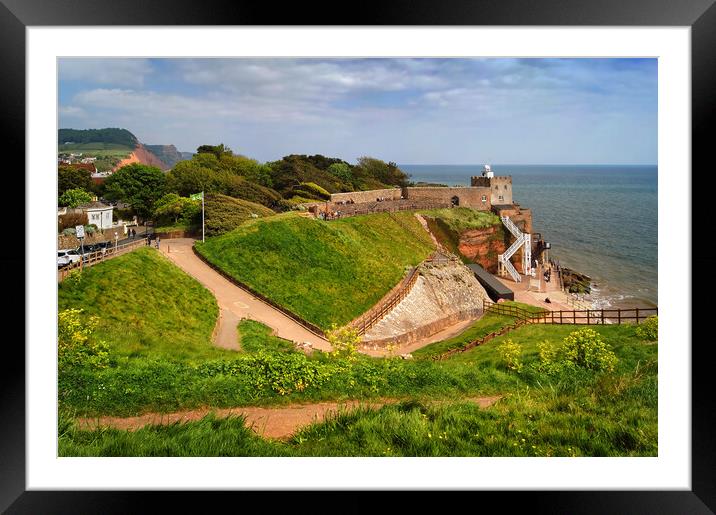 Jacob's Ladder Sidmouth Framed Mounted Print by Darren Galpin