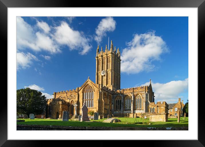Church of St Mary, Ilminster, Somerset  Framed Mounted Print by Darren Galpin