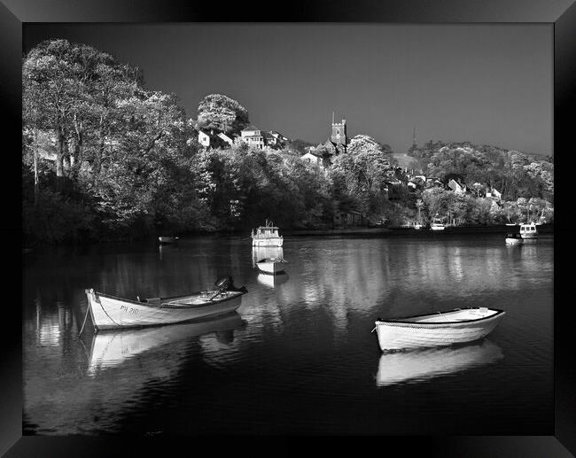 Noss Mayo & River Yealm Framed Print by Darren Galpin