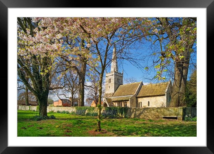 St Helens Church, Marr Framed Mounted Print by Darren Galpin