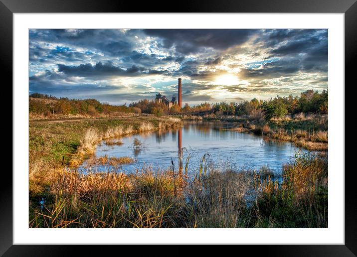 Reflections of the Past Framed Mounted Print by Darren Ball
