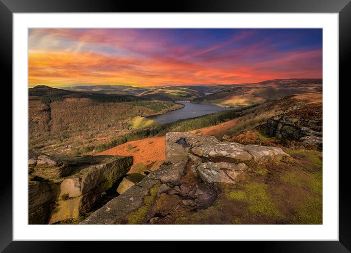 Edge of the World Framed Mounted Print by Darren Ball