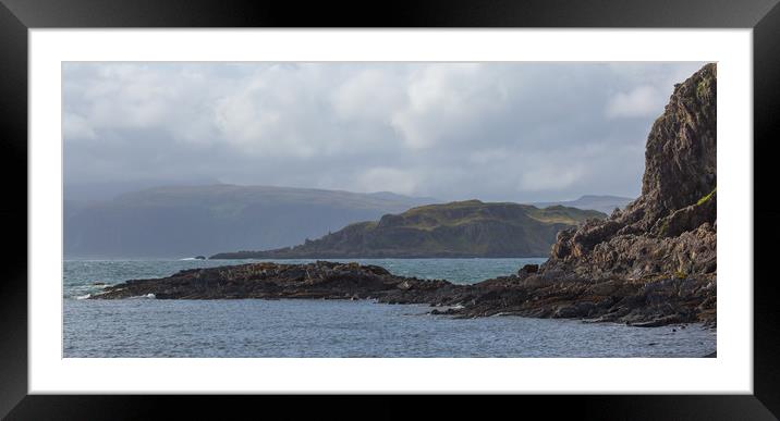 Easdale to mull Framed Mounted Print by kevin murch