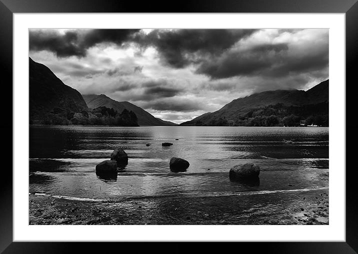 Stones Framed Mounted Print by Adrian Pym