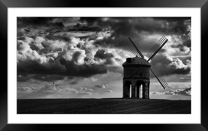 Windmill Framed Mounted Print by Adrian Pym