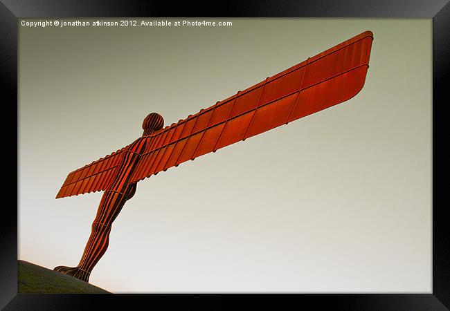 Angel of The North Framed Print by jonathan atkinson