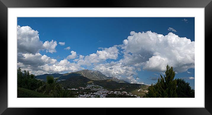 What a sky! Framed Mounted Print by Barry Foote
