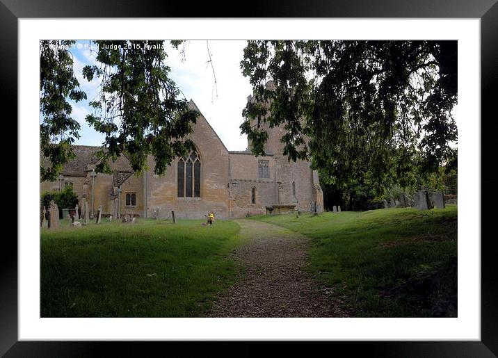  St Peter's Church, Dumbledon Framed Mounted Print by Paul Judge