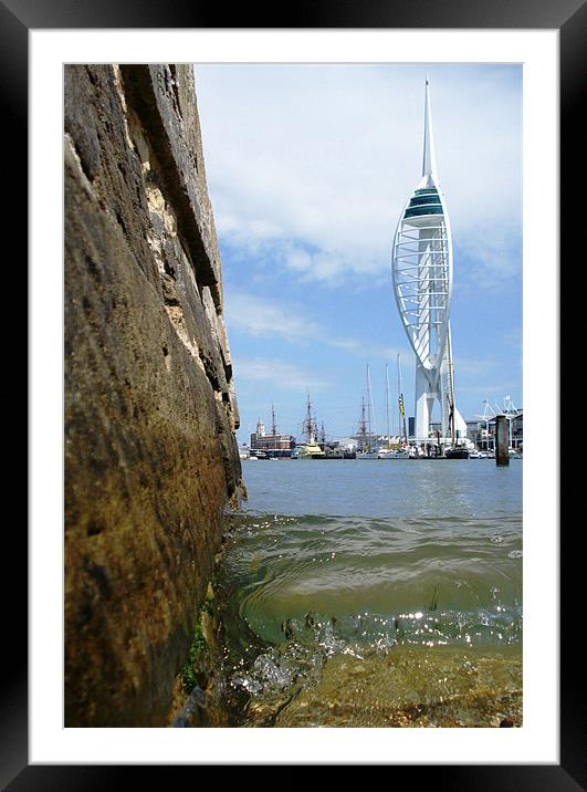 spinnaker tower Framed Mounted Print by David Wedge