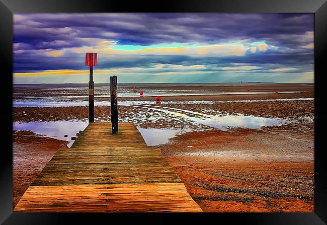 Cleethorpes Beach Lincolnshire Framed Print by paul jenkinson