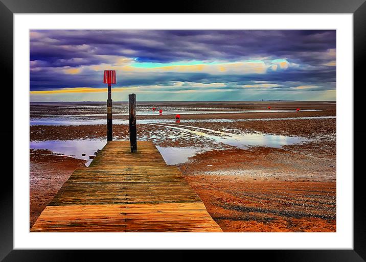 Cleethorpes Beach Lincolnshire Framed Mounted Print by paul jenkinson