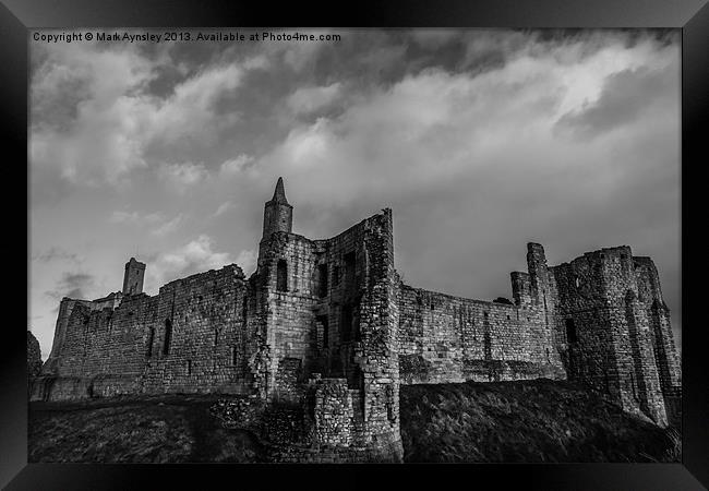 Warkworth castle. Framed Print by Mark Aynsley