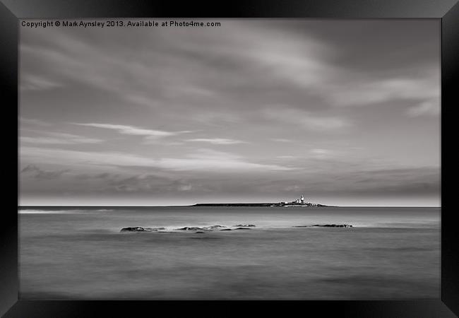 Coquet Island. Framed Print by Mark Aynsley