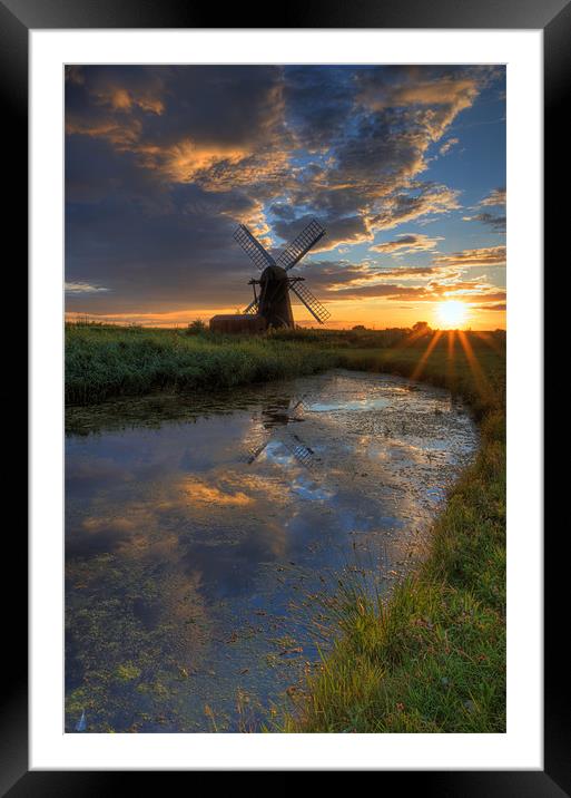 Herringfleet smock mill Framed Mounted Print by Paul Nichols