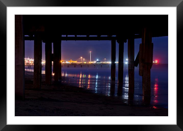  Through the pier Framed Mounted Print by Paul Nichols