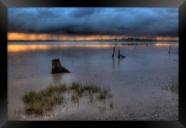  Late winter on the marshes Framed Print by Paul Nichols