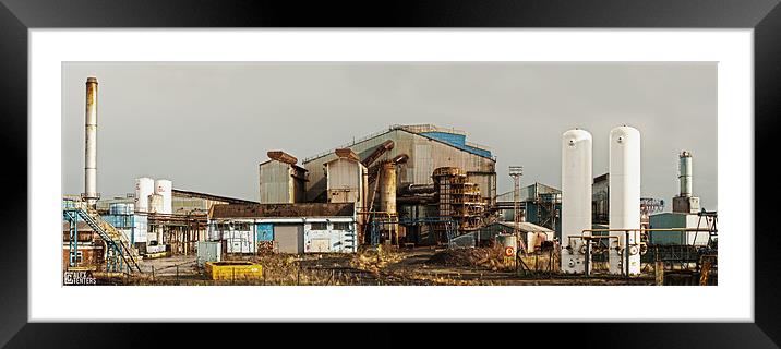 The panorama from the steelworks. Framed Mounted Print by Alex Tenters