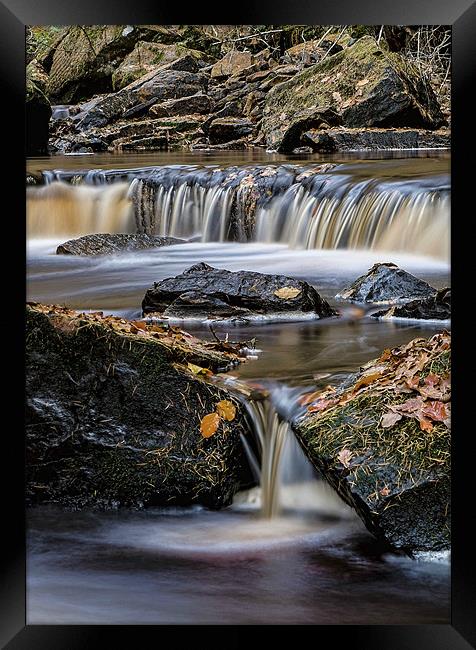 Waterfall Framed Print by george nicolson