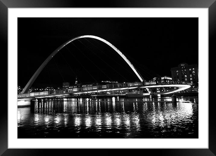 Newcastle upon Tyne bridge Framed Mounted Print by Shaun Cope