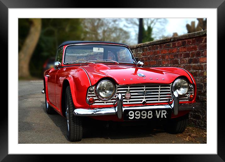 MG Triumph Framed Mounted Print by Shaun Cope