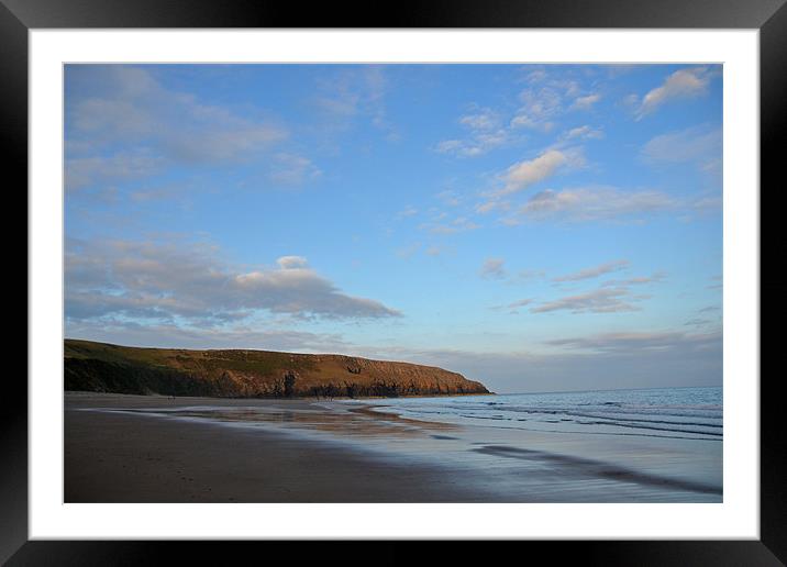 North Wales Beach Framed Mounted Print by Shaun Cope
