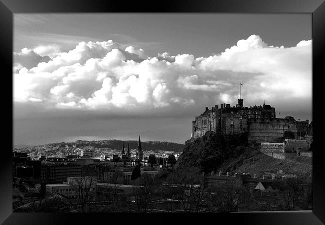 Edinburgh Castle Framed Print by Shaun Cope