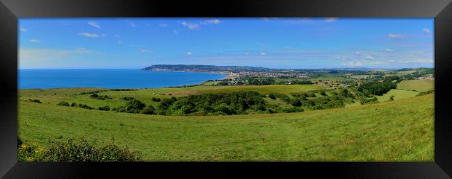 Sandown Bay Isle of Wight Framed Print by Mick Vogel