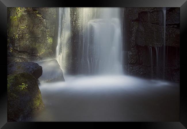 Lumsdale Falls Framed Print by Tracey Whitefoot