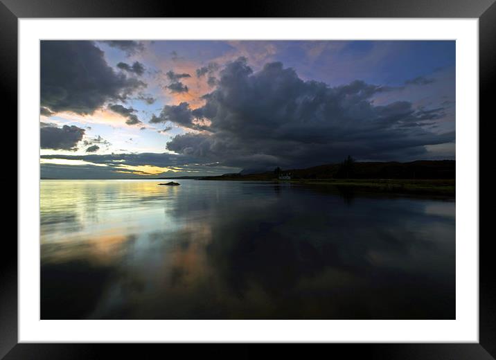 Tokavaig Sunset Framed Mounted Print by Tracey Whitefoot